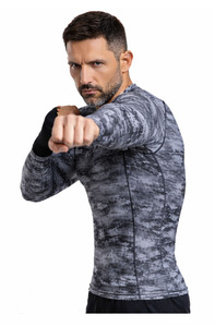 BJJ MMA New Full Sleeve Rash Guard MMA Rash Guard BJJ Rash Guard <b>Compression</b> <b>Shirt</b> MMA Rash guard <b>for</b> <b>Men</b> and Women Youth Sizes - Product Image 5