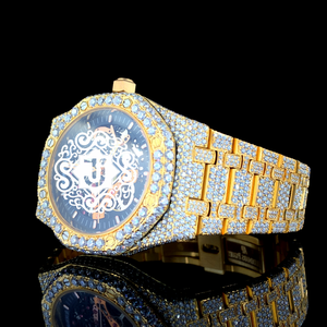 นาฬิกาข้อมือ Dial Moissanite Mechanical ETA สแตนเลสสตีล หรูหรา สำหรับทุกเพศ ขนาด 41 มม. กันน้ำ 3 บาร์ ระบบออโตเมติก พร้อมฟังก์ชั่นวันที่ - Product Image 2