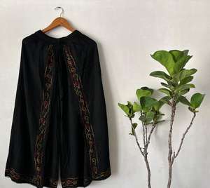 Ensemble pyjama 100% coton élégant pour femmes, pantalon palazzo en crêpe de rayonne respirant et décontracté, vêtements de nuit tissés doux pour la maison en été - Product Image 5