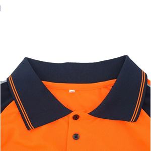 เสื้อกอล์ฟผู้ชายระดับไฮเอนด์ ลายเรียบ แห้งเร็ว กันยับ ผ้าฝ้าย 100% รับสั่งพิมพ์ลายปัก - Product Image 4