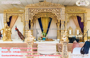 Decoración Portátil Estilo Manavarai para Escenarios Grandiosos de Boda, Ideal para Bodas Sri Lankanas y Ceremonias Tamil, Mandap Manavarai UK - Product Image 3