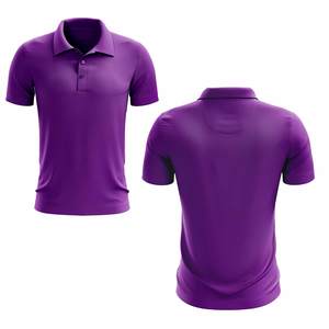 Polo pour homme en tissu tricoté à manches courtes et motif uni, nouvelle collection, personnalisable avec logo, idéal pour l'été – Vente en gros - Product Image 2