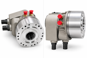 Cilindro Hidráulico de Precisión de 16.5 kg, Serie VHC, de Orificio Abierto, 5200 RPM, 3780 kg de Fuerza de Tracción, Válvula de Seguridad Integrada, Mandril de Potencia para Torno - Product Image 3