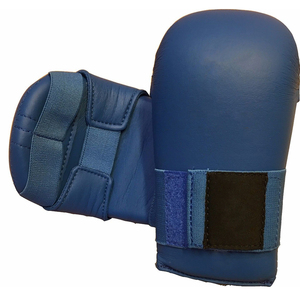Guantes de Karate de Contacto Parcial con Palma Abierta, Color Azul, Transpirables, para Kickboxing y Entrenamiento de Artes Marciales - Product Image 5