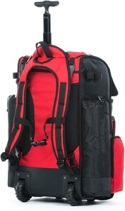 Sac de baseball à roulettes personnalisé, sac à dos pour équipement de softball, sac multi-poches pour batte, 100% polyester, anti-UV, séchage rapide pour - Product Image 2