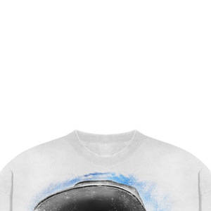 Men's <b>White</b> Oversized T-<b>Shirt</b> With Photo Print Portrait Contrast Trim Street Style <b>Short</b> <b>Sleeve</b> O-Neck Jersey Cotton - Product Image 4