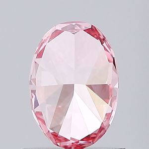 Diamant rose vif fantaisie certifié IGI, cultivé en laboratoire, taille ovale, diamant non monté pour la vente en gros de bijoux fins - Product Image 3