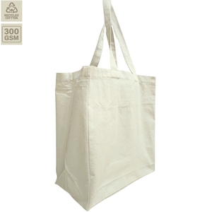 Sac de courses en mélange coton-polyester 305 GSM, 38x42x20 cm, avec logo personnalisé, vente en gros, OEM, commande en gros, modèle SNCH101A-GME - Product Image 3