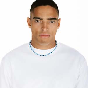 Collier en argent 925 avec moissanite, chaîne tennis sertie clos, plaqué or 18 carats, style hip-hop, unisexe, pour usage quotidien - Product Image 2