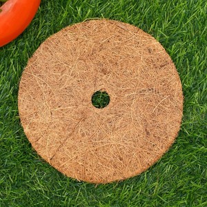 <b>Cheap</b> cost coco fiber plant cover <b>ring</b> natural weedmat coir mulch mat preventing weed germination - Product Image 5