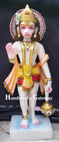 Exportateurs de sculptures indiennes artisanales en marbre blanc représentant le dieu Panchmukhi Hanuman Ji, pour la maison et les temples, à des fins de culte.