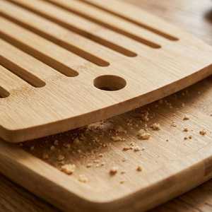 Planche à découper en bois d'acacia de qualité supérieure pour la cuisine, la découpe et le service - Product Image 2