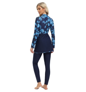 Maillot de bain sans couture en tissu personnalisé bleu, maillots de bain de haute qualité, nouveau design, maillot de bain une pièce pour femmes, bikini. - Product Image 4