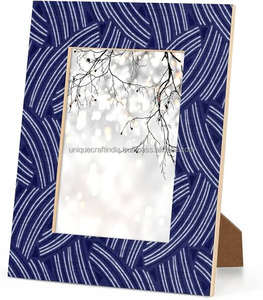 Marco de Fotos de Madera de Estilo Moderno y Lujoso, Artesanía Única Hecha a Mano en India, Ecológico, Duradero y Ligero para Decoración del Hogar y la Oficina - Product Image 4