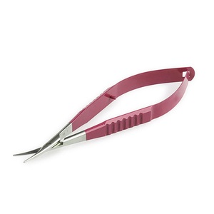 Ciseaux de coiffure professionnels à ressort, ciseaux à sourcils, ciseaux à cils en acier inoxydable avec poignée confortable – Vente chaude - Product Image 4