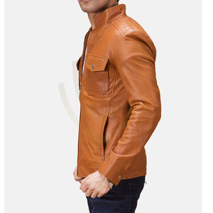 Nouvelle Veste en Cuir Légère Coupe-Vent pour Homme – Style Tendance et Personnalisable - Product Image 3