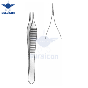 Pinzas Micro-Adson de 12 cm / 4-3/4 Pulgadas, Instrumento Quirúrgico de Acero Inoxidable con Hoja Dentada para Tejidos de Precisión - Product Image 3