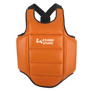 Créez votre propre logo – Matériel 100 % cuir – Prix raisonnable – Protection corporelle pour entraînement de boxe – En vente - Product Image 1