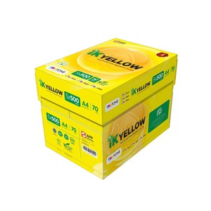 IK Yellow <b>A4</b> <b>Copy</b> <b>Paper</b> for sale in large quantity with competitive pricing for bulk trade - Product Image 1