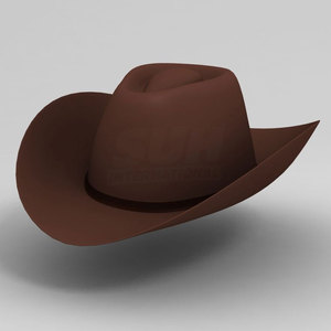 Sombreros de Vaquero de Cuero Hechos en Pakistán, de Alta Calidad, Ajustables, para Venta en Línea, para Usar en la Playa en Todas las Estaciones - Product Image 1