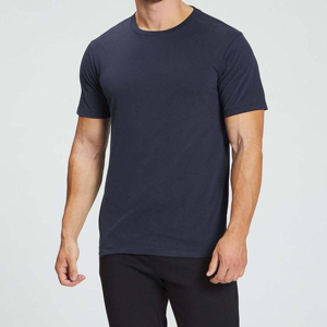เสื้อยืดผู้ชายฤดูร้อนแบบคัสตอม ทรงโอเวอร์ไซส์ คอกลม เรียบง่าย ผ้าหนา - Product Image 1