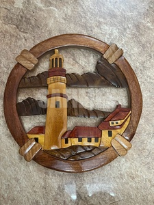 Tenture murale en bois entier pour la décoration de la maison OEM Forme Taille Logo Plaques en bois sculpté pour l'intérieur - Product Image 3