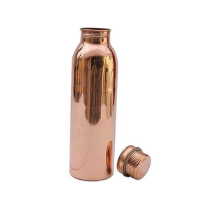 Pure <b>Copper</b> Water <b>Bottle</b> | 100% <b>Copper</b> <b>Drinking</b> <b>Bottle</b> for Health | Leakproof Storage <b>Bottle</b> Yoga Gym Home Office Gift Daily Use - Product Image 3