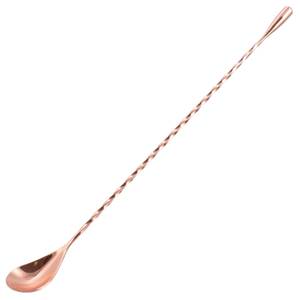 Cuillère à bar classique en acier inoxydable, long manche, ustensile de mélange pour cocktails, agitateur de boissons, équipement professionnel pour barman, barware pour restaurant - Product Image 4