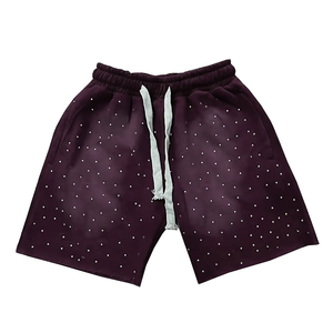 Rhinestone Denim <b>Shorts</b> Women Bling Streetwear <b>Sparkly</b> Jean <b>Shorts</b> Trendy High Waist Casual Fashion - Product Image 1