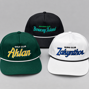 หมวกแก๊ปแบบ Snapback 5 ชิ้น ปักโลโก้ 3 มิติ ผลิตในเวียดนาม รับผลิตแบบ OEM ODM โรงงานผลิตเสื้อผ้าสตรีทแวร์ - Product Image 1