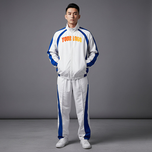 Survêtements d'hiver imprimés personnalisés unisexes pour hommes, 100 % coton, ensemble 2 pièces, coupe-vent, réversibles, style streetwear – Vente chaude - Product Image 5