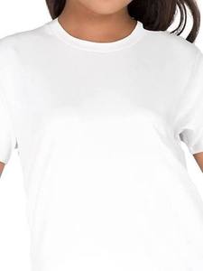 Camiseta Clásica Blanca de Cuello Redondo, Suave para Uso Diario, Prenda Básica Confeccionada con una Mezcla de Telas Equilibrada para Comodidad Durante Todo el Día - Product Image 3
