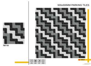 กระเบื้องปูพื้นกลางแจ้งสำหรับการใช้งานหนัก ขนาด 500x500 มม. ออกแบบมาเพื่อโครงการโครงสร้างแบบเปิด ที่ต้องการพื้นภายนอกที่ทนทาน - Product Image 3