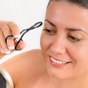 Paquete de 3 Pinzas para Cejas Negras Tipo Tijera de Acero Inoxidable con Puntas Rectas de Precisión y Agarre Ergonómico para Vello Facial - Product Image 5