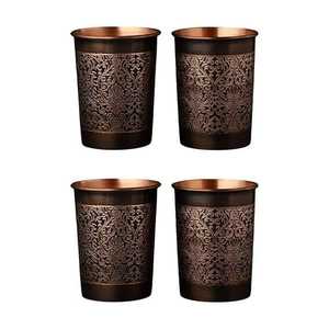 Vaso de Cobre Antiguo de 250 ml para Agua Potable, Precio al por Mayor, Personalizable para Hogar, Oficina y Uso en Exteriores, Radhe Enterprise - Product Image 1