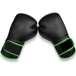 Boxing Gloves With Mesh Palm Perfect for MMA Training Punching Gloves with Adjustable <b>Velcro</b> Hook Loop Wrist <b>Strap</b> - Product Image 4