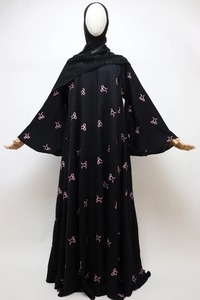 Último Diseño de Abaya Maxi Estilo Paraguas Turco 2026, para Mujeres Musulmanas, Antiestática, Transpirable, Ligera, de Poliéster, Elástica en Cuatro Direcciones - Product Image 5