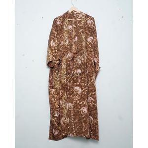 Elegant Summer <b>Beach</b> Vintage Women's Colorful Floral Print Holiday Boho Loose Long Silk <b>Kimono</b> Style Robe Cardigan - Product Image 6