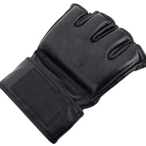 ถุงมือ MMA หนังใหม่ พร้อมแผ่นเจลเสริมด้านใน สายรัดข้อมือแบบรวดเร็ว ป้องกันมือและนิ้วมือ สำหรับการฝึกซ้อม ระบายอากาศได้ดี - Product Image 3