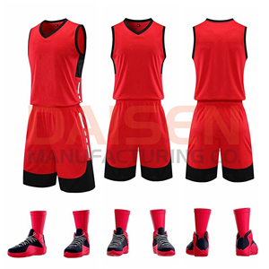 Conjunto de Uniforme de Baloncesto Personalizado para Hombre, Transpirable, 100% Poliéster, Jersey y Pantalones Cortos Deportivos, Diseño de Primera Calidad - Product Image 2