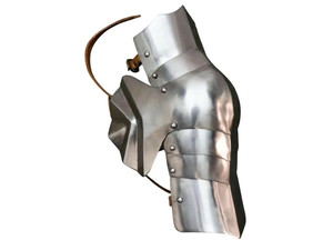 Armaduras de Acero Tradicionales Góticas para Brazos, Disfraz de Caballero Medieval Cruzado, Coleccionable - Marco Enterprises Pulido - Product Image 3