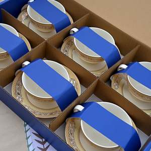 Sonder Exclusive Bone China <b>Dinnerware</b> <b>Sets</b> Tea Cup <b>Set</b> of <b>6</b> - Product Image 2
