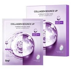 Maschera in Gel SNP Collagen Bounce Up Hyperactive, Confezione da 4 o 1, Idratante Viso con Peptidi, Formato in Fogli Scontato - Product Image 1