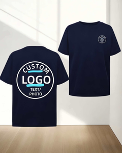 Custom <b>Logo</b> Men's T-Shirt Short Sleeve O-Neck 100% Cotton Jersey Fabric Digital Print 180g Back Print Regular Fit Casual Style - Product Image 5