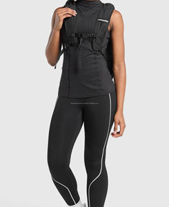 Nuevas camisetas sin mangas para mujer para entrenamiento Dry Fit Gym y Yoga Tanks Tops transpirable Spandex tela compresión Top High Street Style - Product Image 3