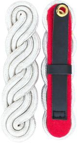 Accessoires uniformes de reproduction de rangs de conception OEM 100% épaulettes en fil et laine - Product Image 5