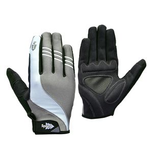 Gants de cyclisme noirs à doigts entiers, respirants, antidérapants, avec paume en gel, pour le vélo et les sports de plein air - Product Image 4