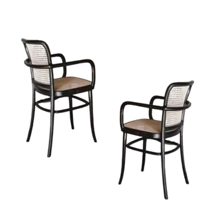 Nouvel arrivage de meubles de maison en bois massif chaise en rotin et osier tabouret de bar pour bar, salle à manger, meubles de restaurant - Product Image 4