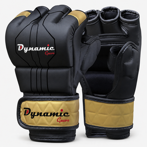High Quality Custom MA Gloves Wrist Support PU Material Muay Thai Fight Grappling Training 4oz Hook Loop Closure Breathable - Product Image 6