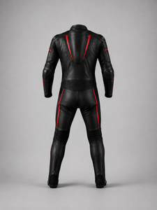 Black <b>Summer</b> Biker Moto Leather <b>Motorcycle</b> Racing Suit <b>Jacket</b> Trousers Set Breathable Windproof Waterproof Plus Size Protective - Product Image 2
